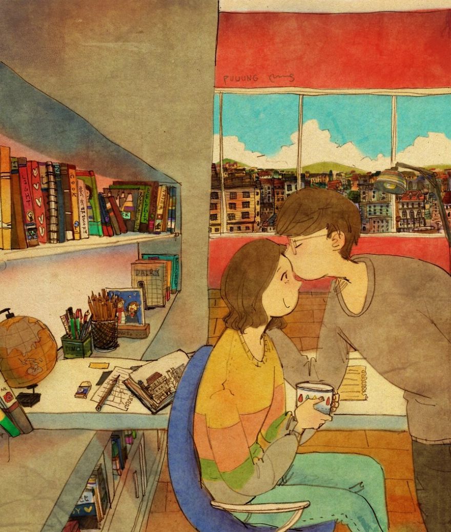 Illustration How Love Is In Everyday Life