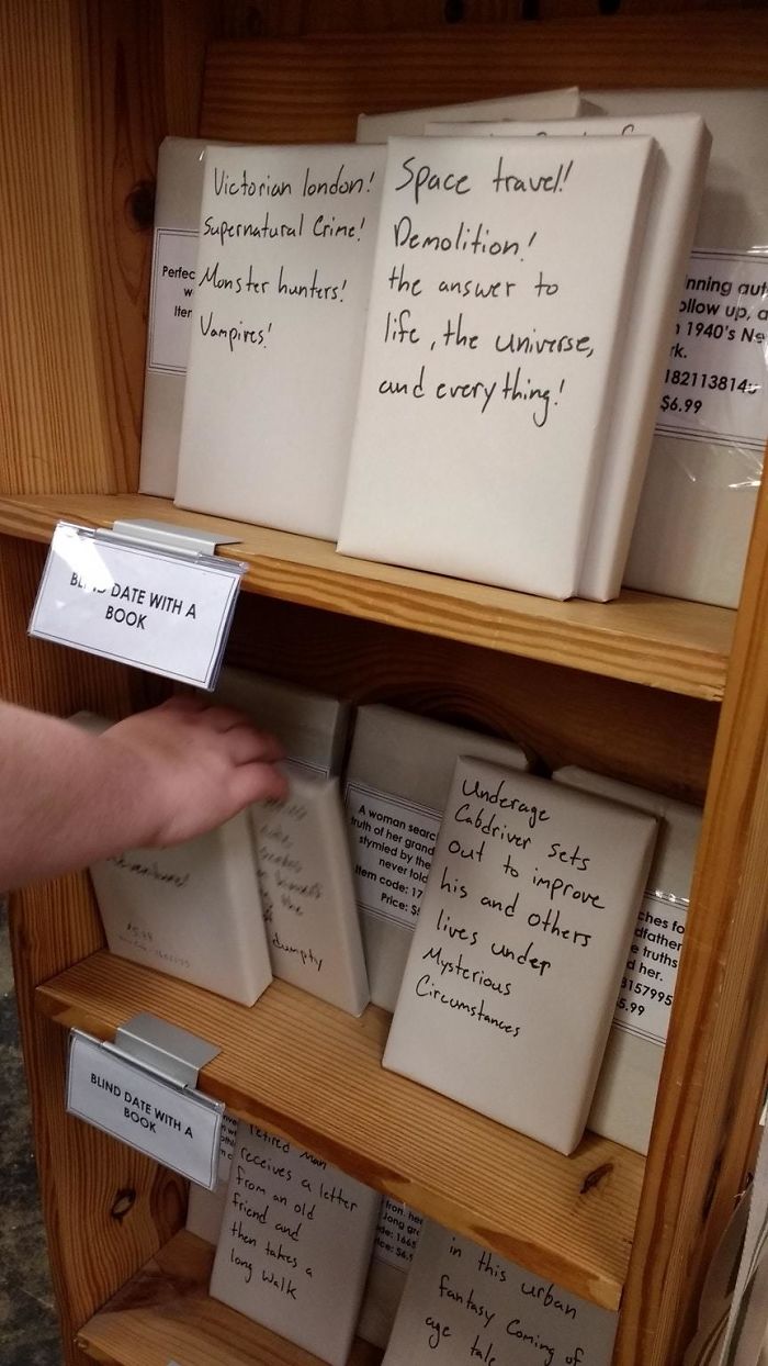 This Book Store Has A "Blind Date With A Book" Section