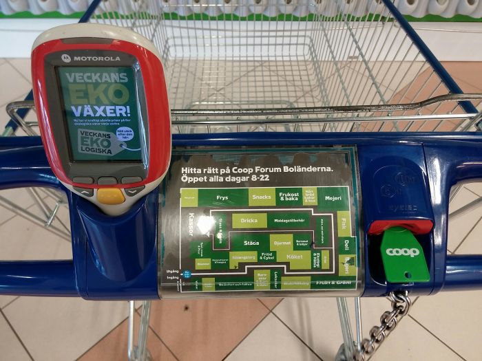 My Supermarket Trollies Have Maps On Them