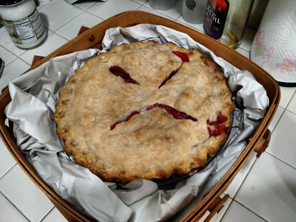 Future Mother-In-Law Brought A Pie To Our Barbeque. Think She's Trying To Tell Us Something?