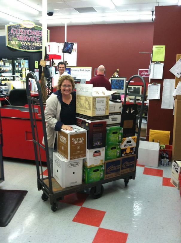 My Future Mother-In-Law On Her First Trip To Get Supplies For The Wedding