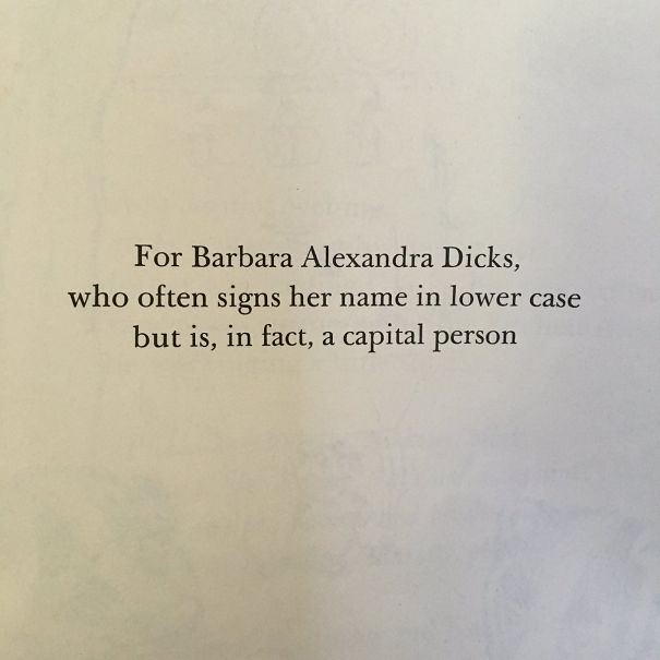 Reading One Of The Frances Book To My Son And Found This Dedication So Charming I Laughed Out Loud