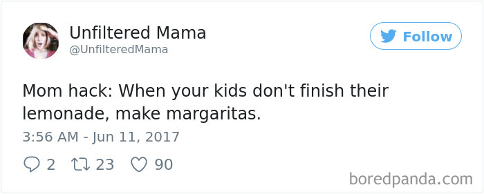 Parenting Hack Tweet