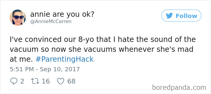 Parent Hack Tweet