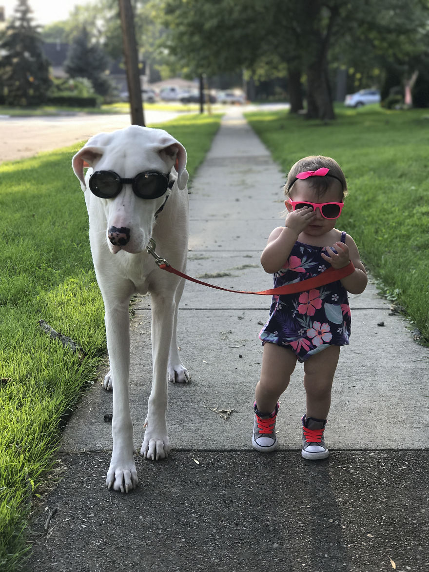 A Girl And Her (Deaf) Dog