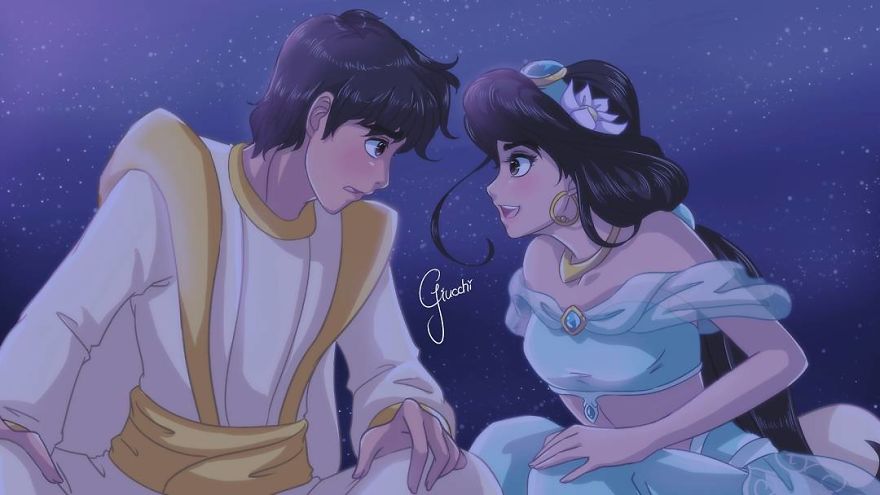 Aladdin And Princess Jasmine