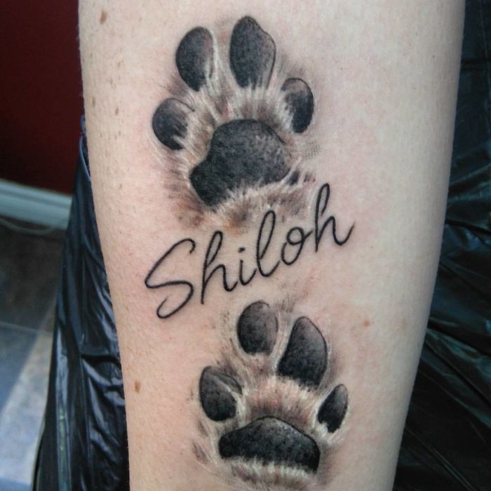 Dog Paw Prints Make The Most Pawesome Tattoos Ever, And Here's The Proof (66 Pics)