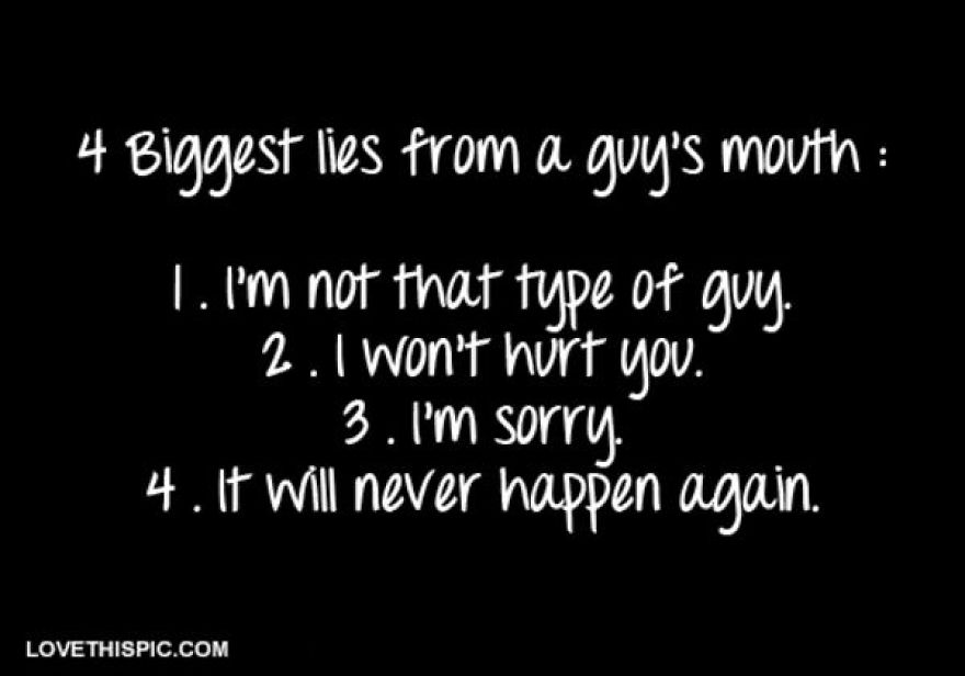 Biggest, Most Stupidest Lies You Ever Heard Or Said.