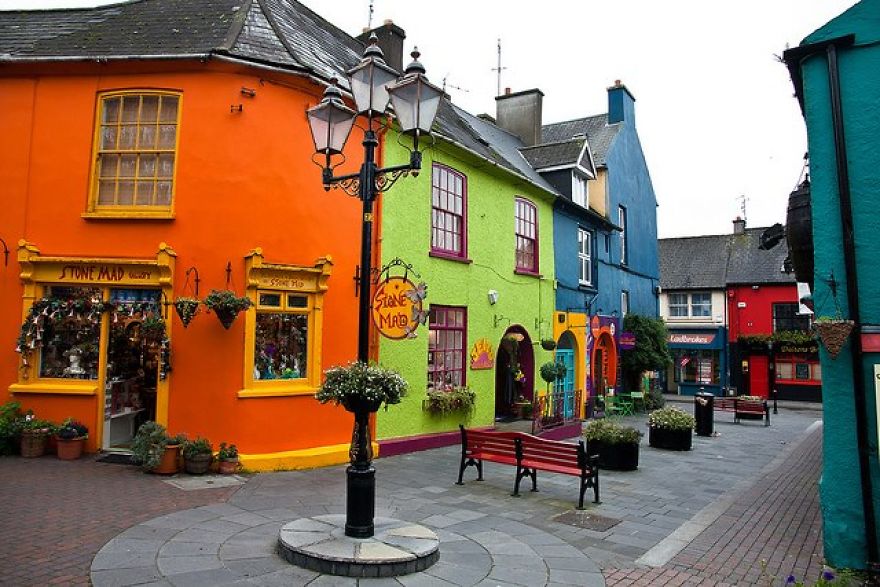 Colorful Village Of Kinsale, County Cork, Ireland