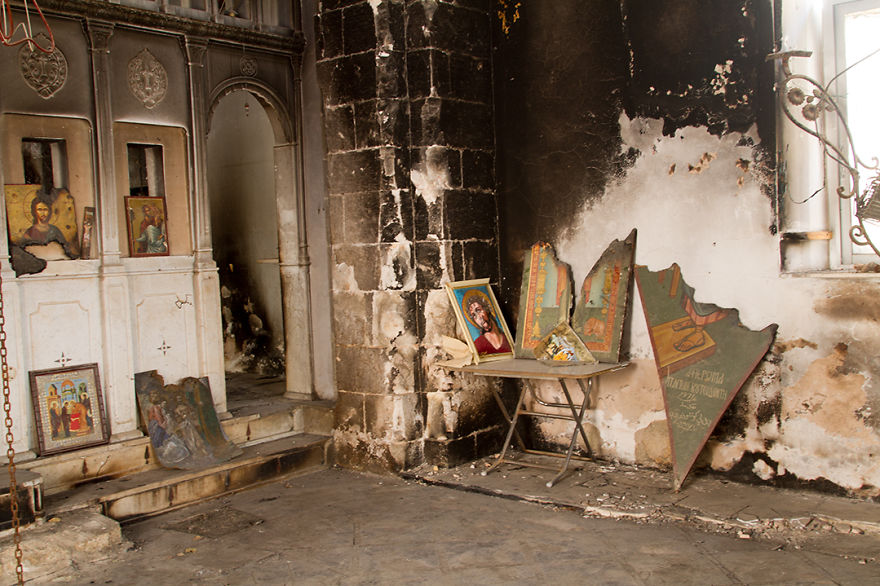 Devastated Church In Malloula