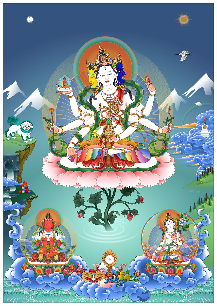 Digital Thangkas By Me (Digital Thangka) Digital Thangkas By Me (Digital Thangka)
