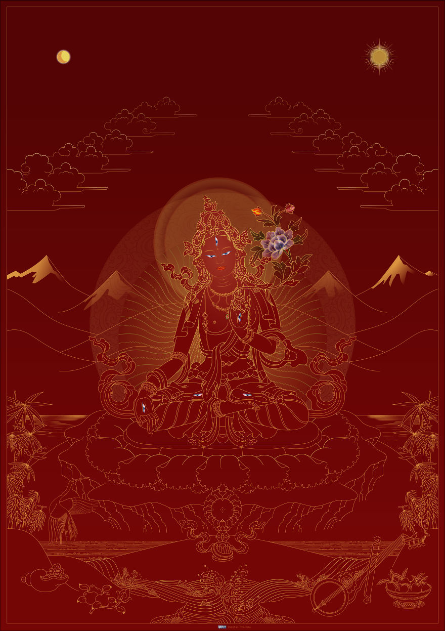 Digital Thangkas By Me (Digital Thangka) Digital Thangkas By Me (Digital Thangka)