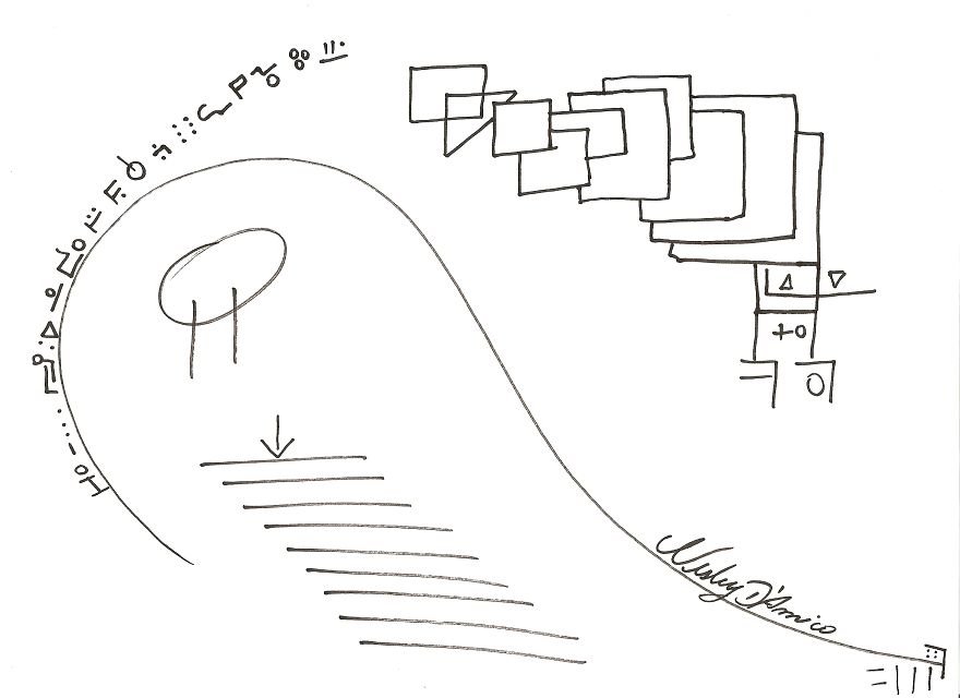 Artistic Drawing Arouses Curiosity.