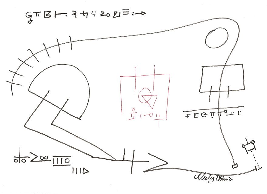 Artistic Drawing Arouses Curiosity.