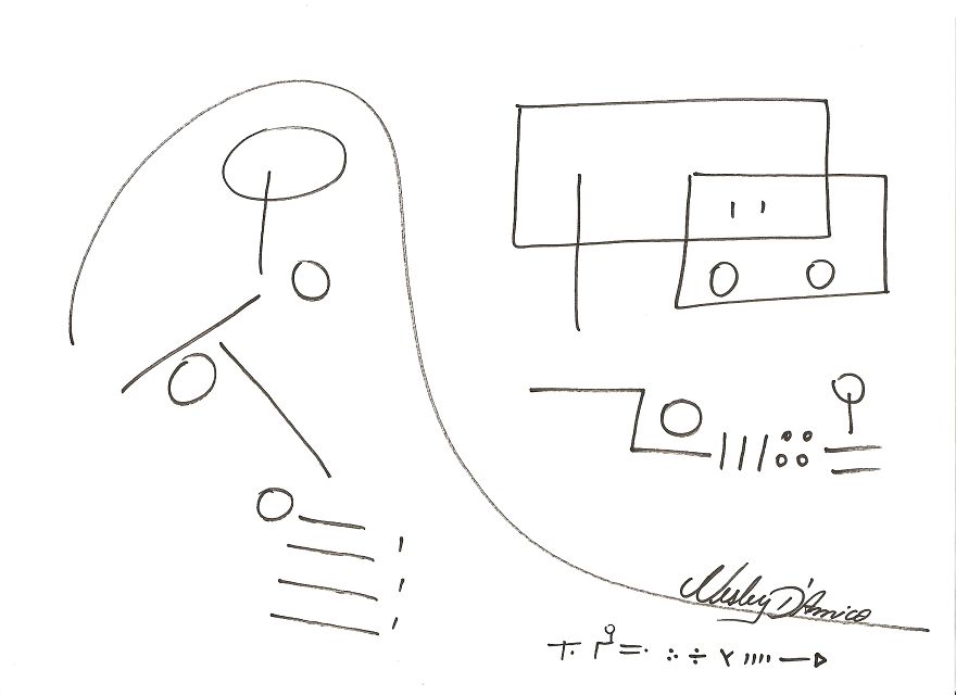 Artistic Drawing Arouses Curiosity.
