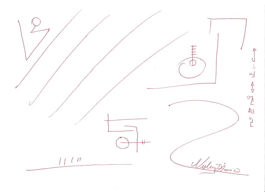 Artistic Drawing Arouses Curiosity.
