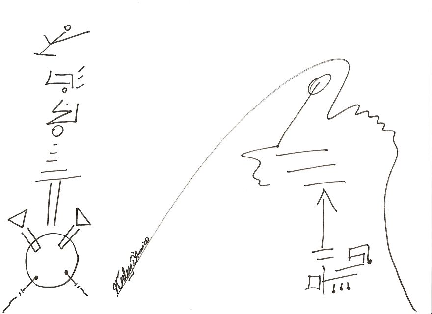 Artistic Drawing Arouses Curiosity.