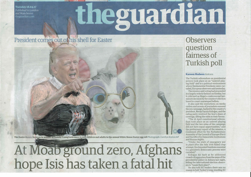 ‘President Comes Out Of His Shell For Easter’ | The Guardian | Series Part II