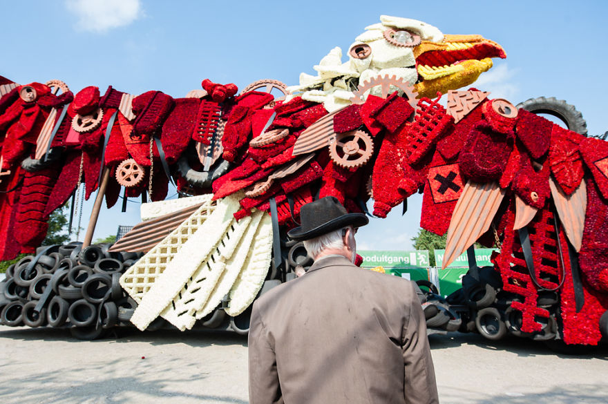 Every Year Corso Zundert, The Largest Flower Parade In The World, Occurs In The Netherlands