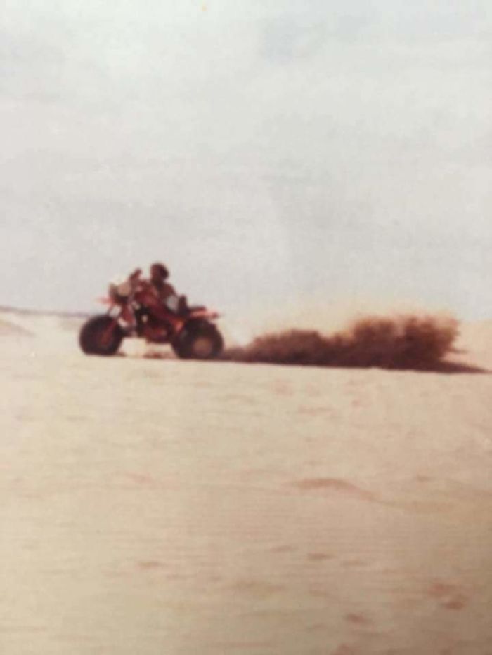My Dad At The Dunes In 1982