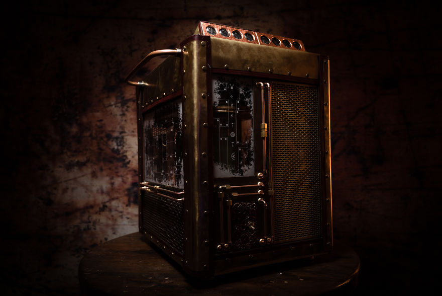 Finished My New Steampunk Computer
