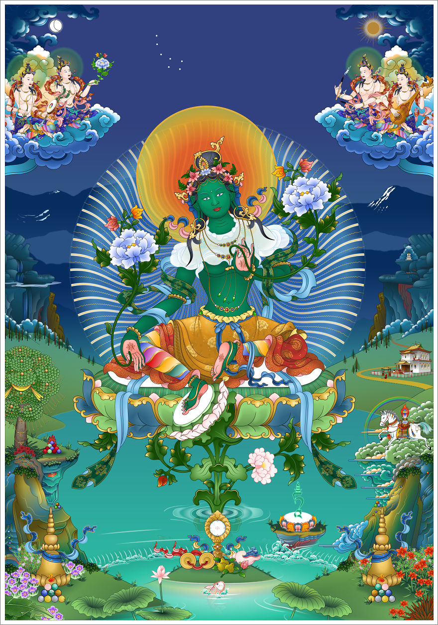 Digital Thangkas By Me (Digital Thangka) Digital Thangkas By Me (Digital Thangka)
