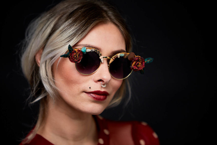 Handmade Sunglasses Made With Love By Aykadesignstudio