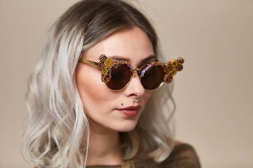 Handmade Sunglasses Made With Love By Aykadesignstudio
