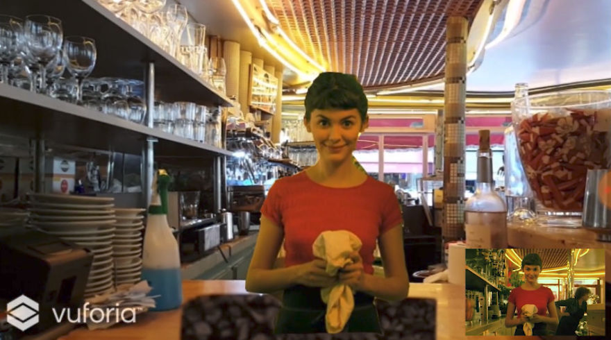 I Recreated Scenes From Amélie Using Augmented Reality While On Vacation In Paris