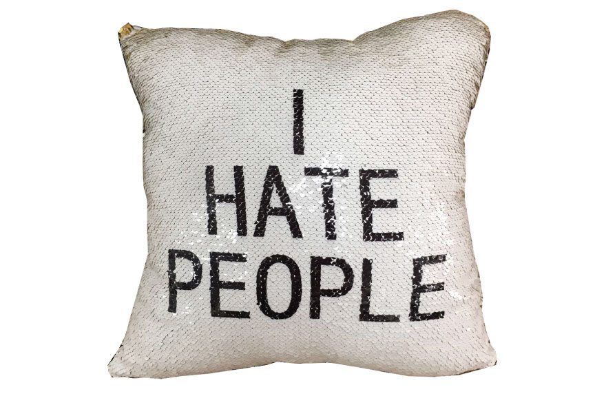 I Made This Cushion For Uninvited Guests