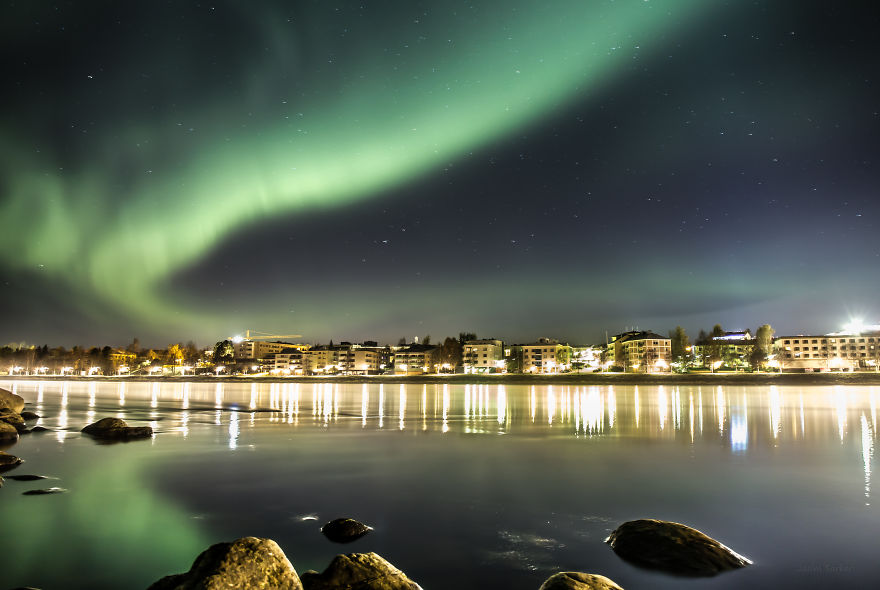 Rovaniemi City At Night
