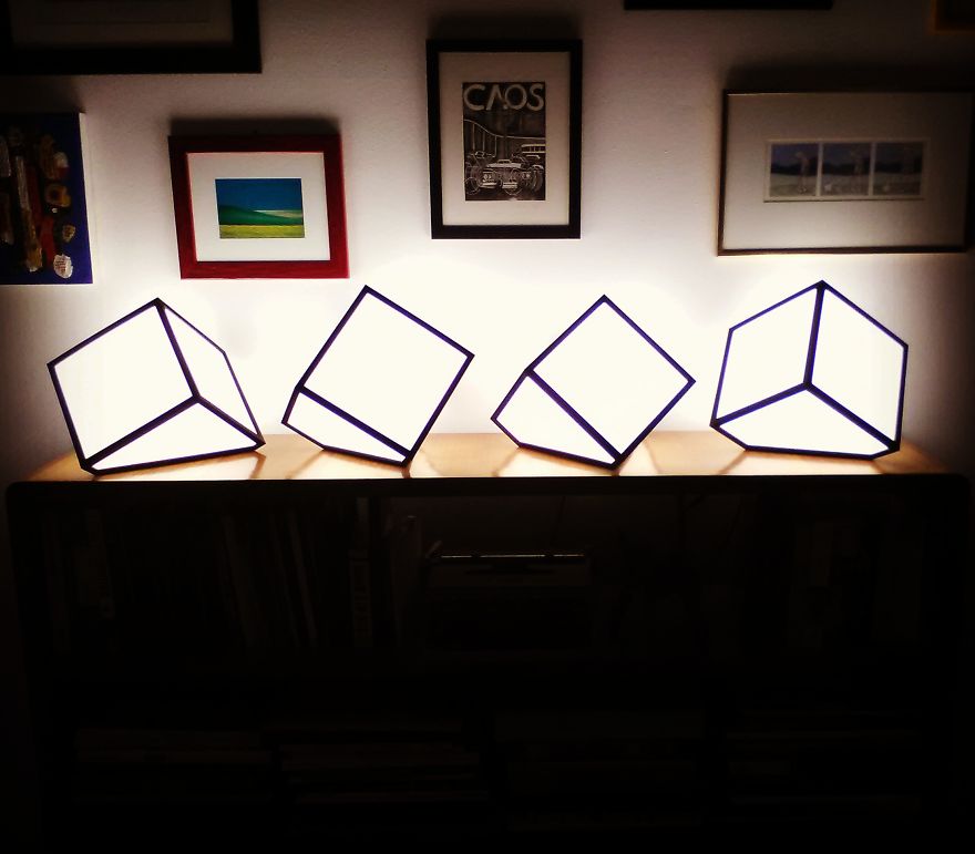 My New Work, The 7faces Cube Lamp
