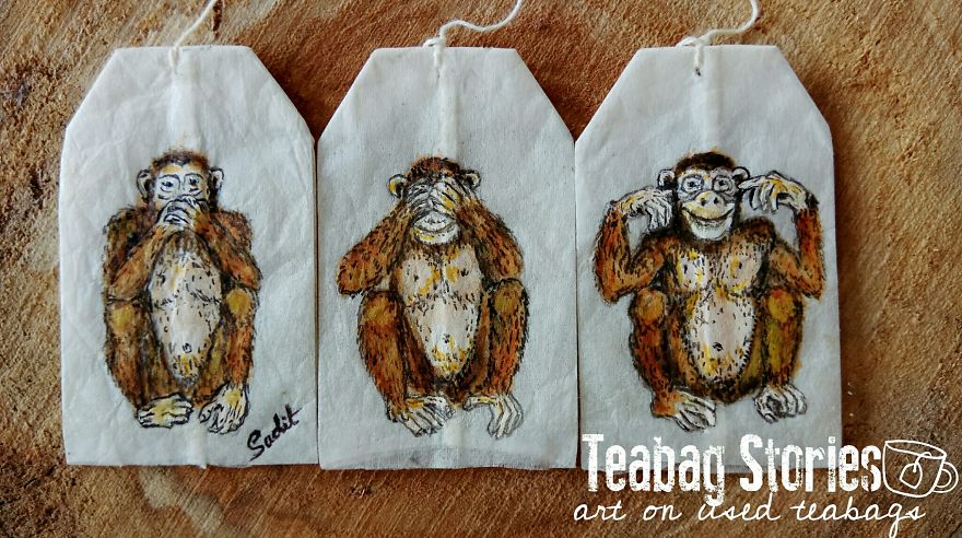 I Paint Intricate Scenes On Teabags