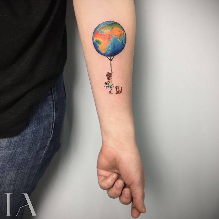 Nature Itself With All Of Its Colors By Turkish Tattoo Artist