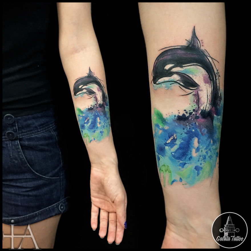 Nature Itself With All Of Its Colors By Turkish Tattoo Artist
