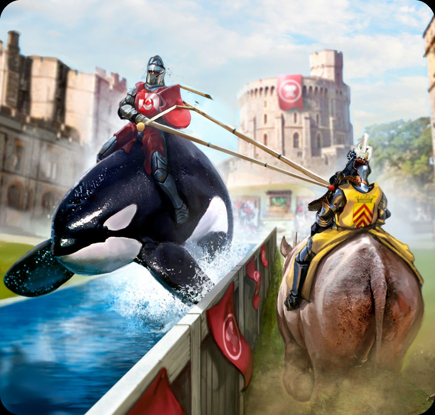 I've Been Jousting On The Back Of A Killer Whale...