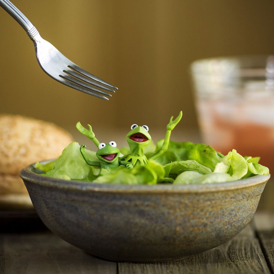 Salad, Kermit? Or Is It A Kermit Salad!