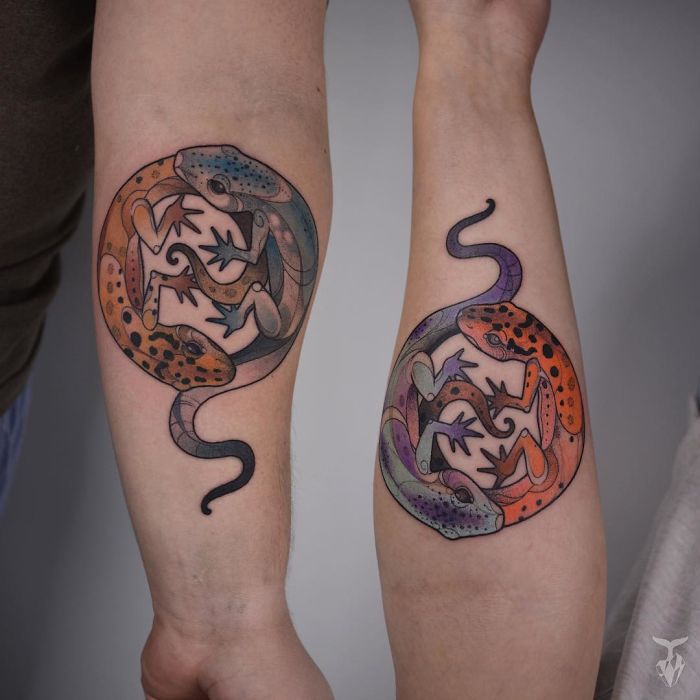 Nature And Art Nouveau Inspired Tattoo Art