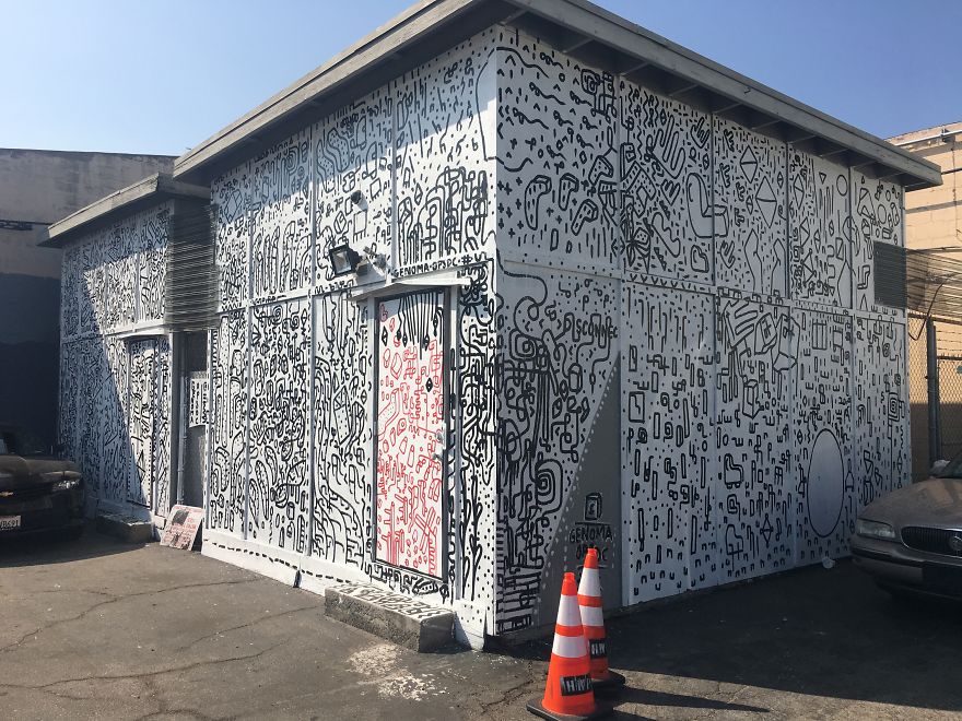 Nicola Montuschi Urban Design - Art / Los Angeles/ Hollywood Parking Lot