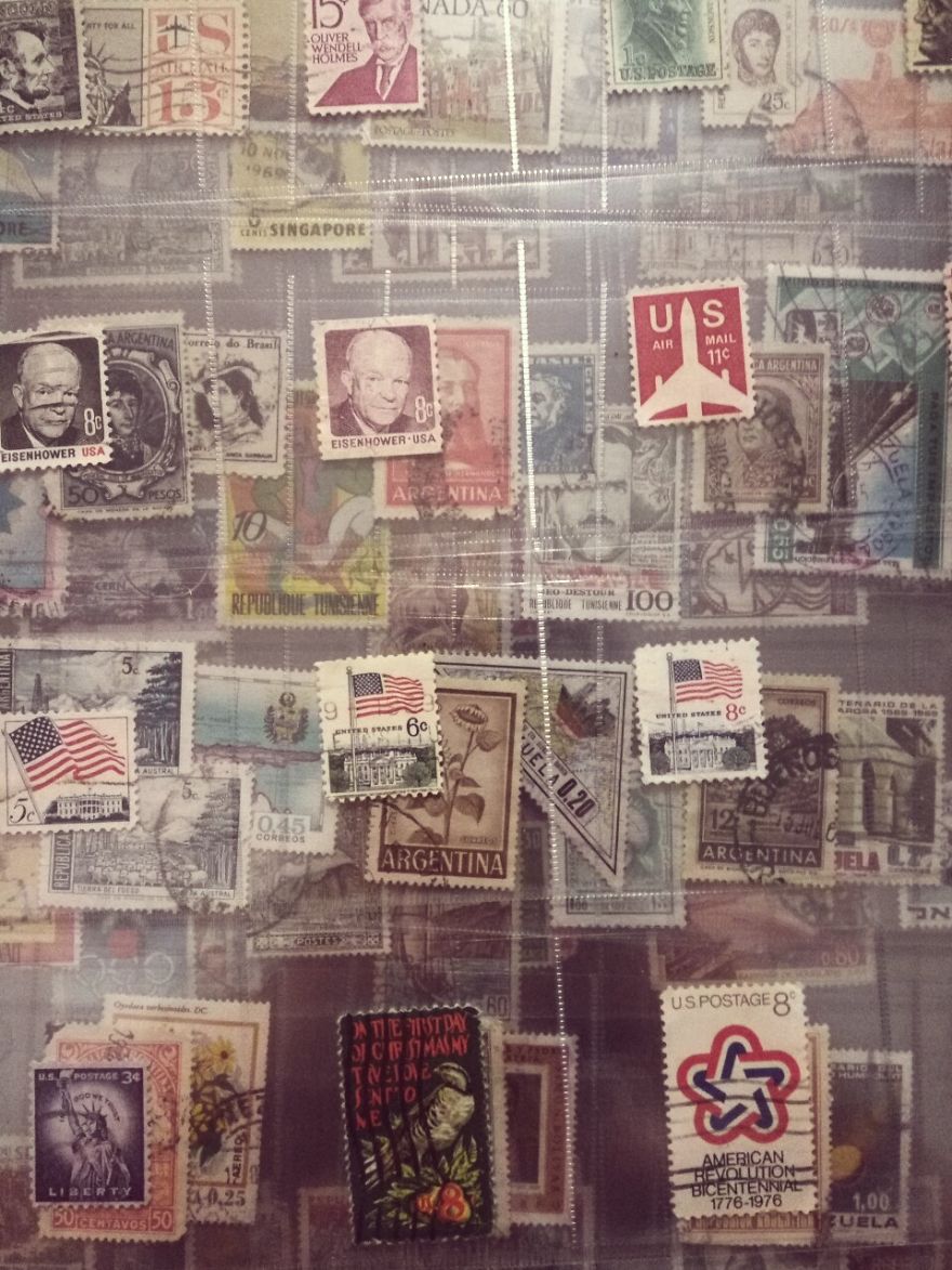 Old Stamps Found At Grandpa's Home From All Over The World (60's & 70's)