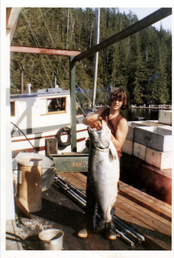 My Dad At 15 Years Old Working Up In Northern Bc Catching Fish As Big As Him. That Summer He Built A House By Himself That My Uncle Lives In Today :)