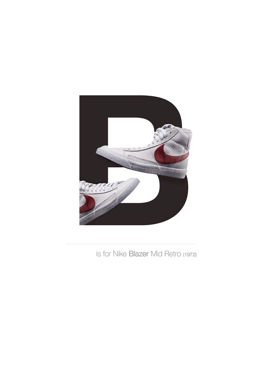Sneakers Alphabet That I Made From Iconic Sneakers, New Sneakers And Favorite Sneakers.
