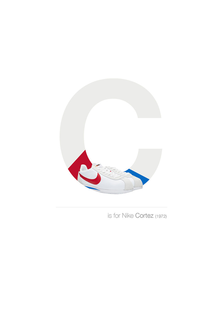 Sneakers Alphabet That I Made From Iconic Sneakers, New Sneakers And Favorite Sneakers.