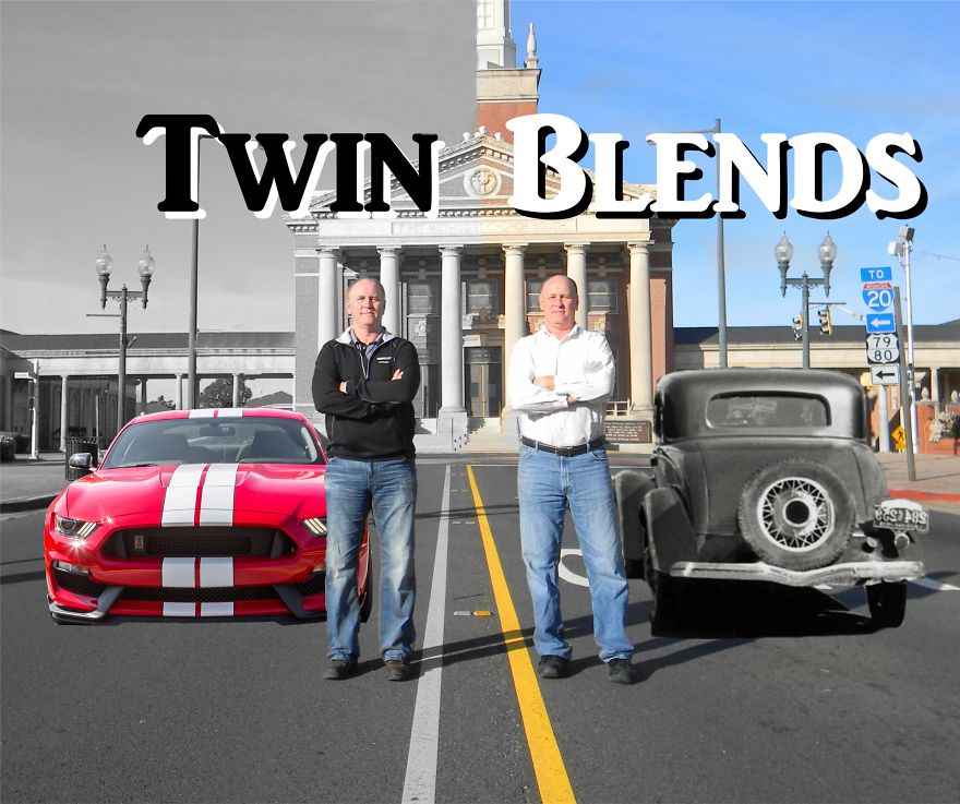 My Twin Brother And I Created Twin Blends Photography To Give People A Unique Look Into The Past