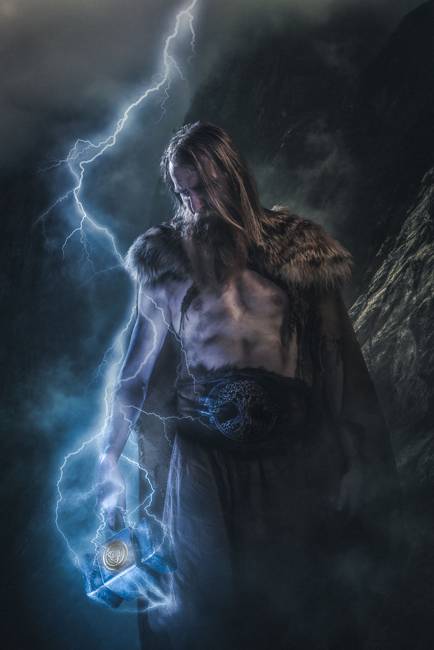 The Photographer Throws Himself In The Norse Mythology