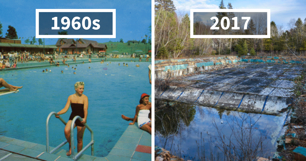 Photographer Finds Locations Of 1960s Postcards To See How They Look Today,  And The Difference Is Unbelievable | Bored Panda
