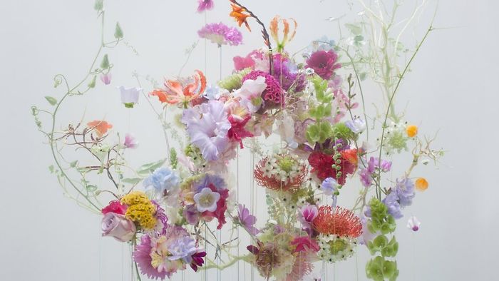 Photographer Captures Ethereal Beauty Of Flowers Floating Like Ballerinas Underwater