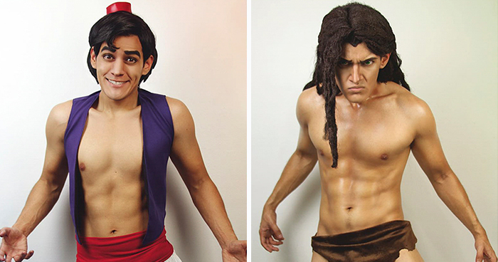 This Cosplayer Can Turn Himself Into Any Disney Character, And His Facial Expressions Are Spot-On