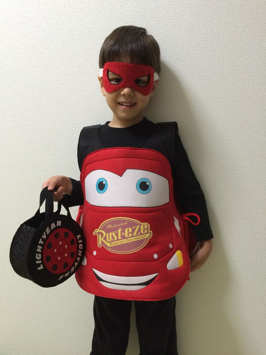 I Made This Pattern For A Lightning Mcqueen Costume