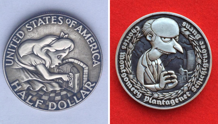 This Russian Artist Carves Old Coins To Give Them New Lives